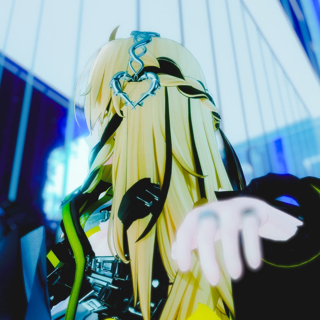 【全アバター/エルシオン対応】ゴシックカチューシャ【VRChat】