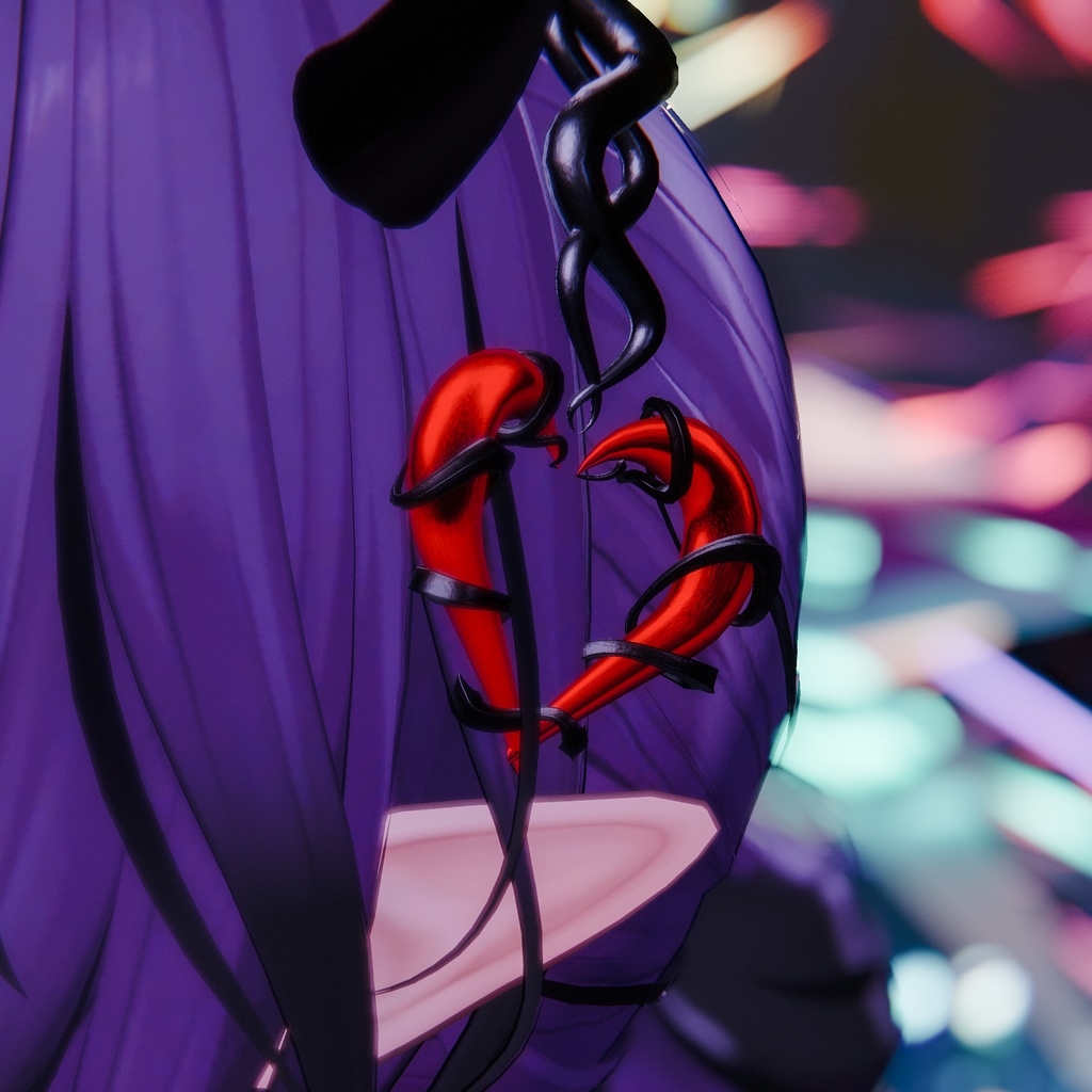 【全アバター/エルシオン対応】ゴシックカチューシャ【VRChat】