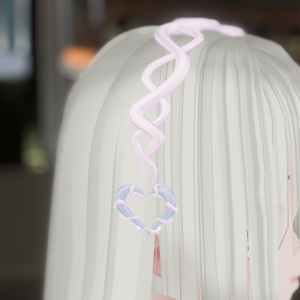 【全アバター/エルシオン対応】ゴシックカチューシャ【VRChat】