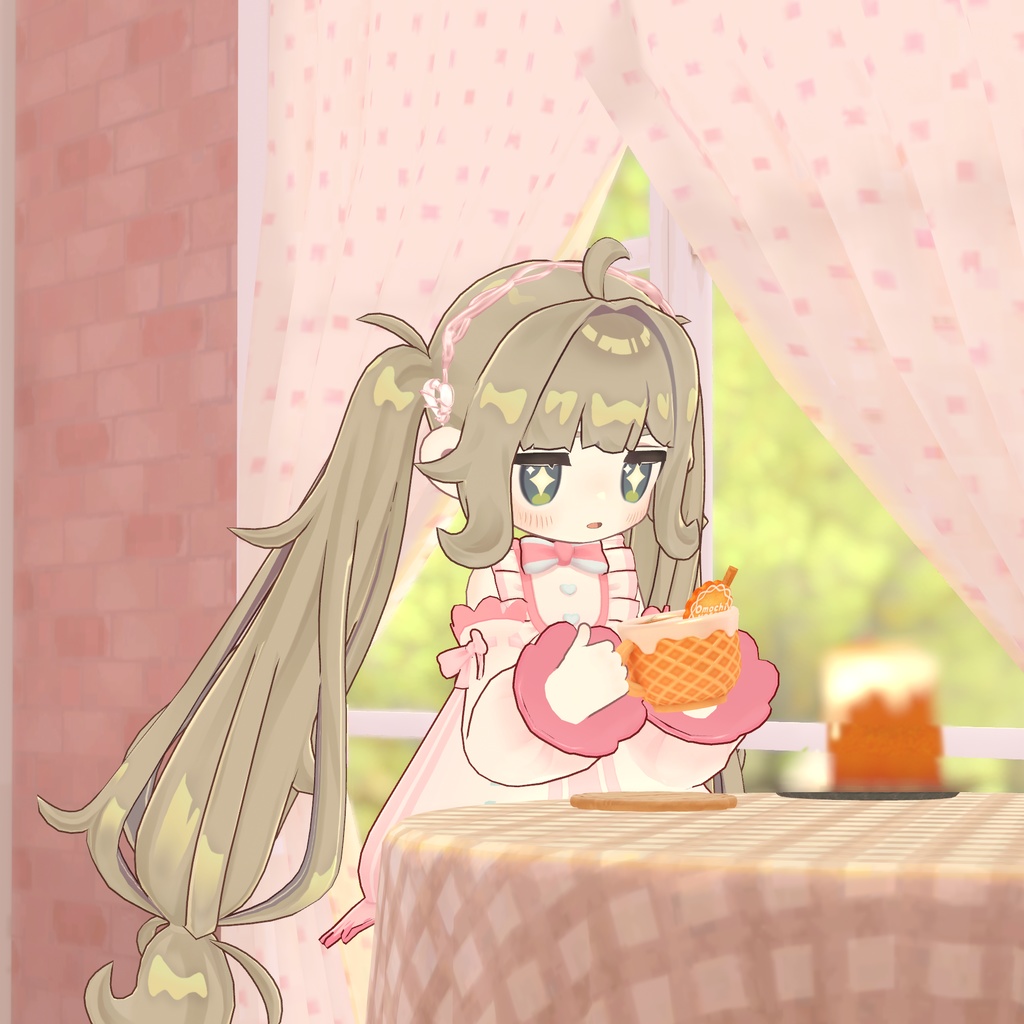 【全アバター/エルシオン対応】ゴシックカチューシャ【VRChat】