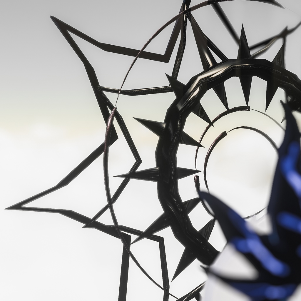 【ヒビキ/エク/イチゴ/エルシオン対応】Dark Halo+目隠し【VRchat】