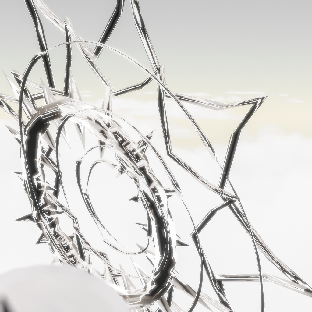 【ヒビキ/エク/イチゴ/エルシオン対応】Dark Halo+目隠し【VRchat】