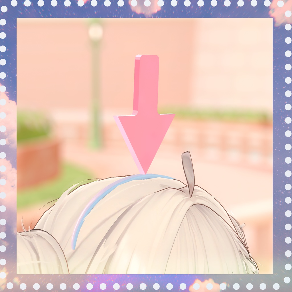 【準備中】11/30販売開始/アピールカチューシャ【VRCHat】