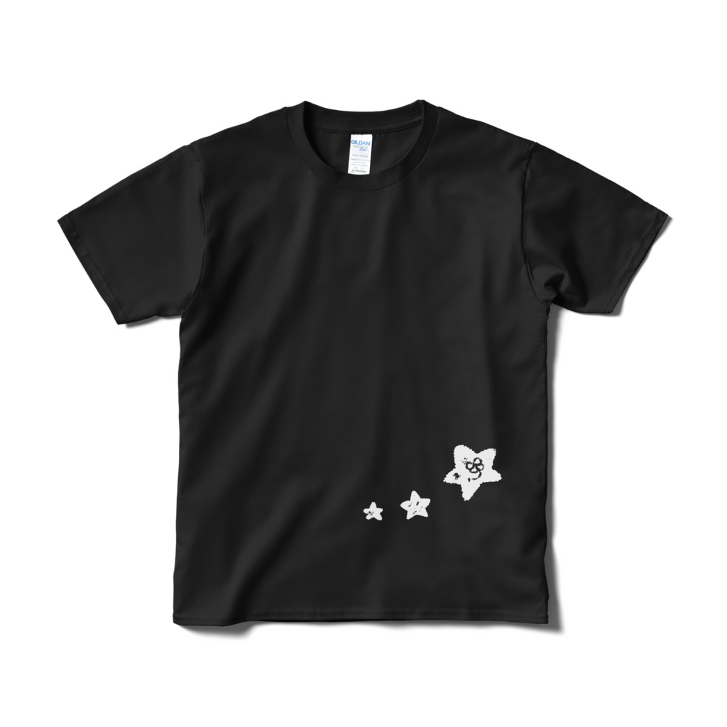 前後プリントTシャツ【ただ歩いてみる】-透明迷子