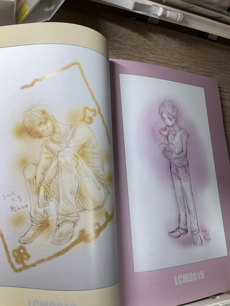 受注販売【ラッキーカラーメンズdiary】1日1絵まとめ本1〜3 単品販売