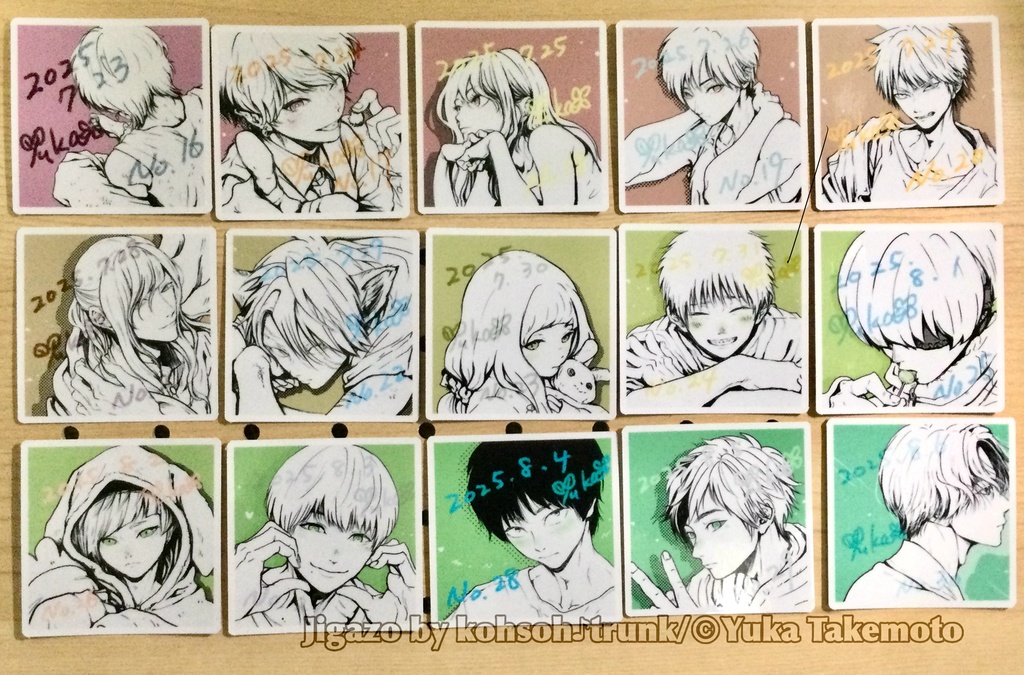 1日1描オリジナルイラスト スマホステッカー