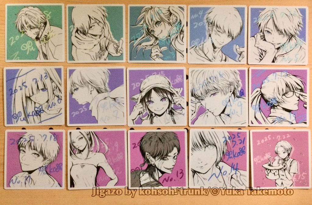 1日1描オリジナルイラスト スマホステッカー