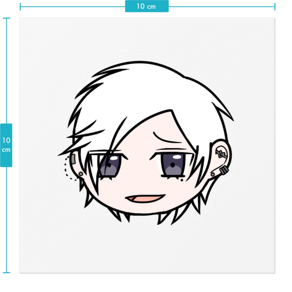 生首ステッカー