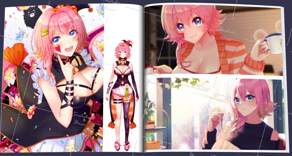 小嵐すしこ3周年記念イラスト本『Colorful Assortment』