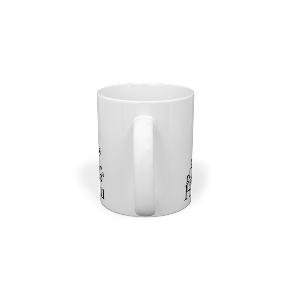 華無し街道ローマ字ロゴマグカップ