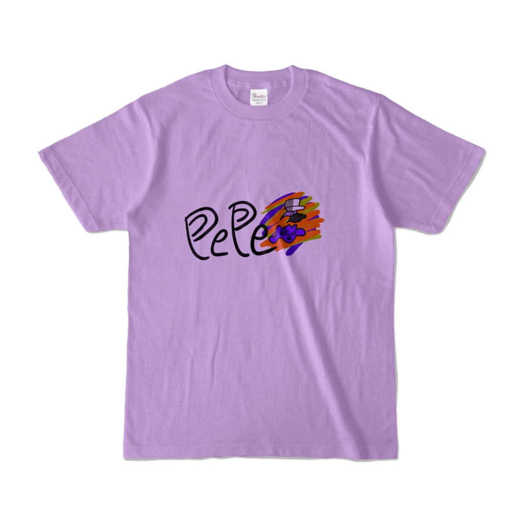 PePeカラT(ライトパープルカラーTシャツ)