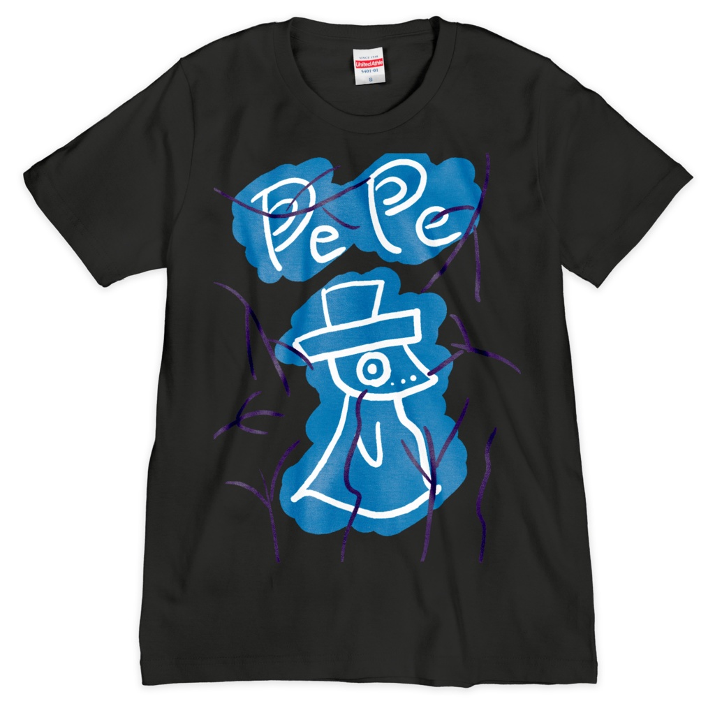 Pepeお洒落Tシャツ(水の中カラー)