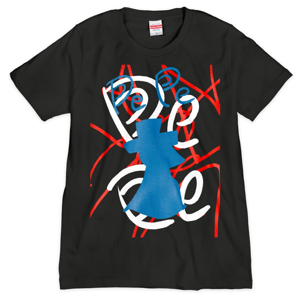 Pepeお洒落Tシャツ（赤レーザーカラー）