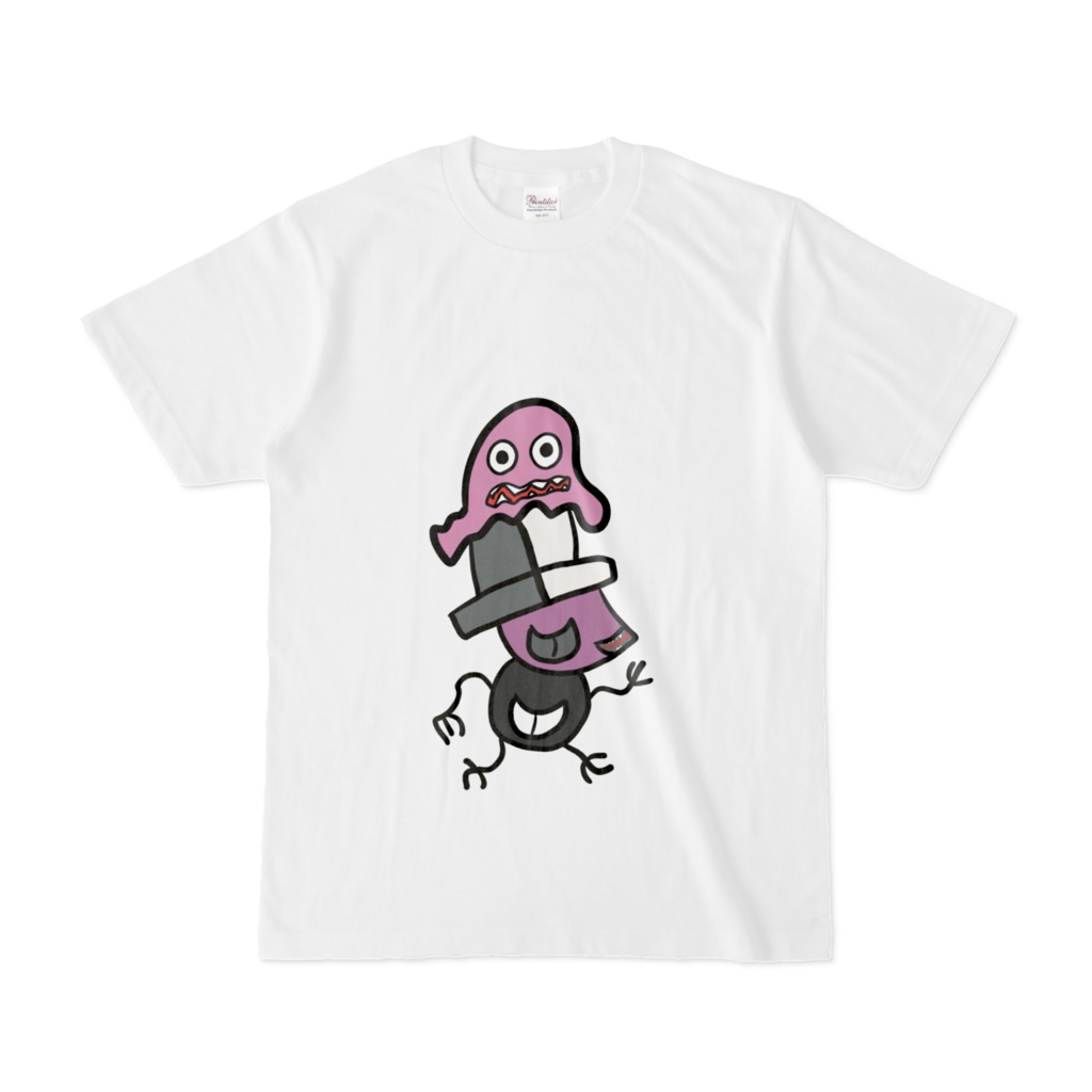 PepeおしゃれTシャツ(パープルスライム)