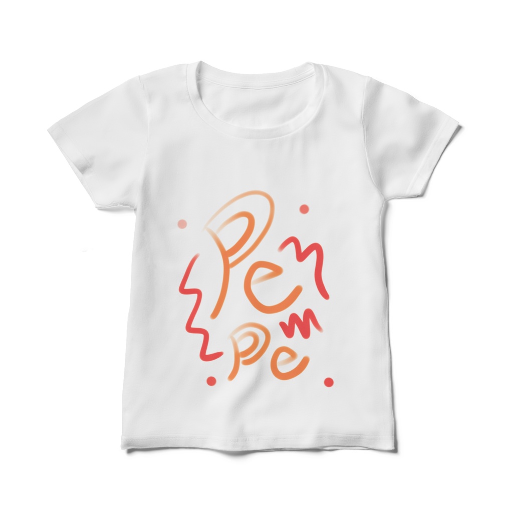 Pepeお洒落Tシャツ(かすれ文字)