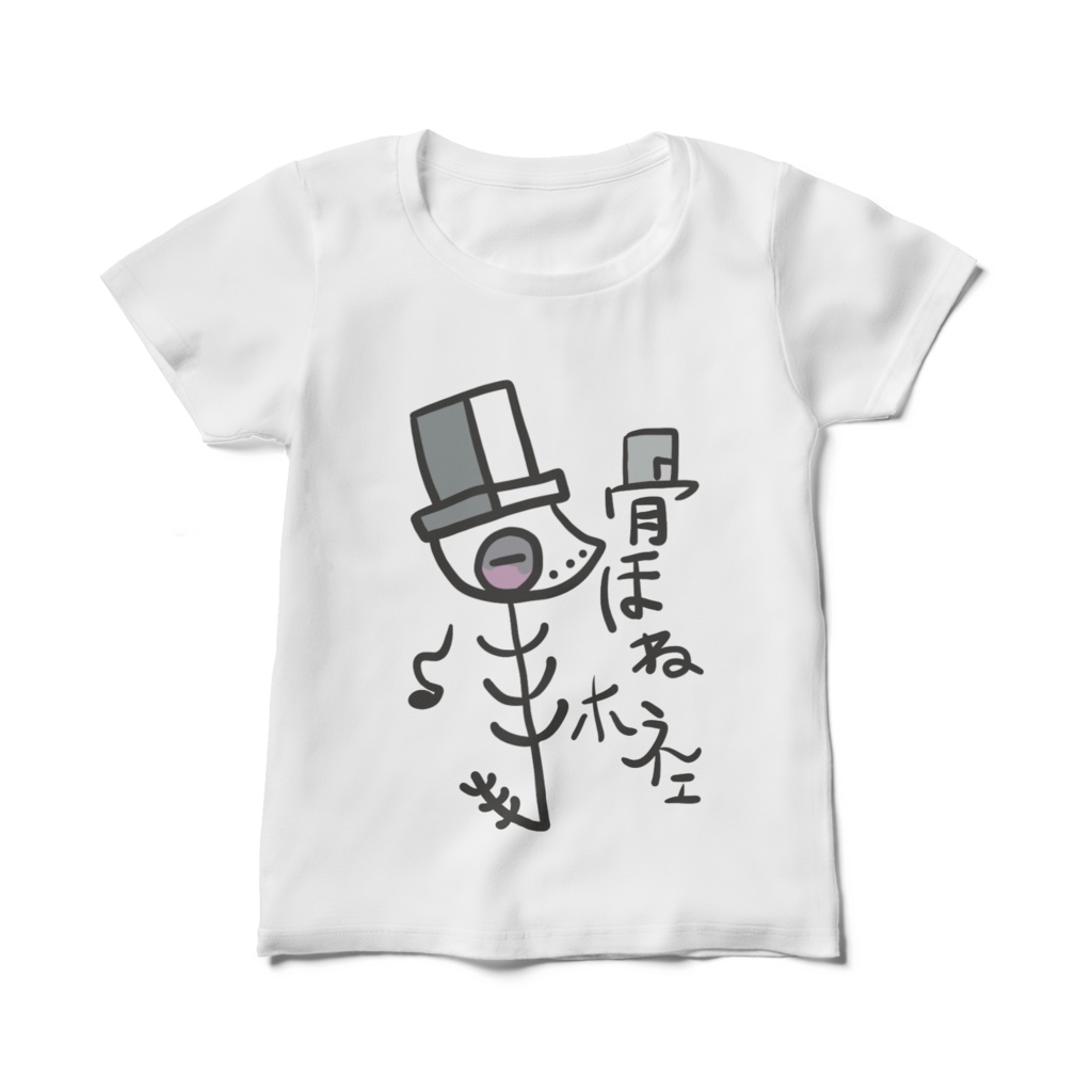 PepeレディースTシャツ（BoNeシリーズ）