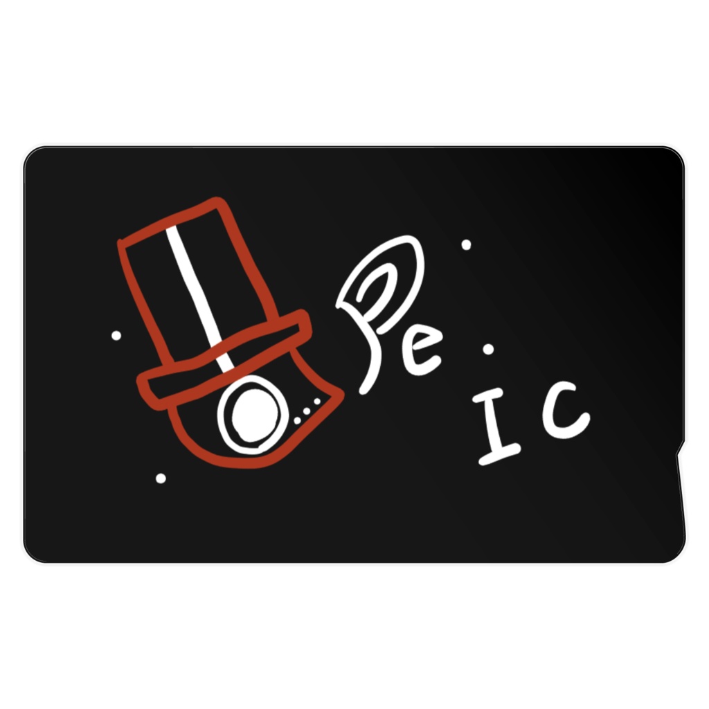 PepeICステッカー（Ｄａｒｋ）