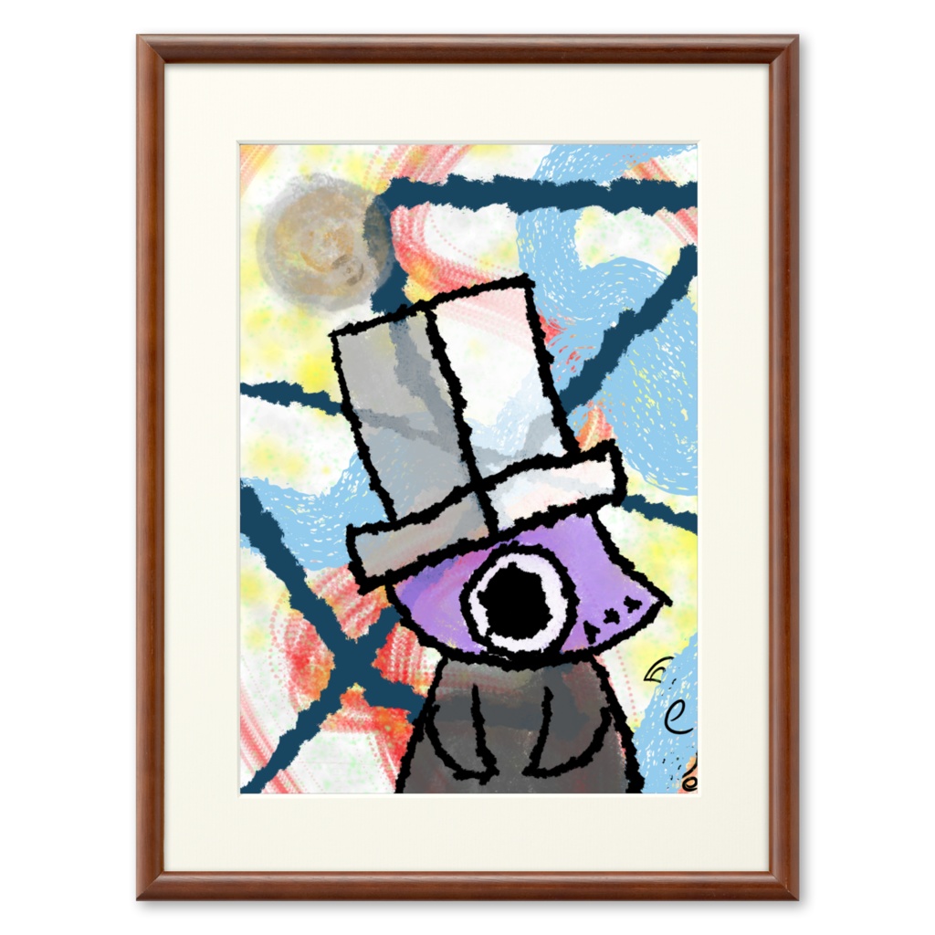 PPDの絵「薄れゆく世界」