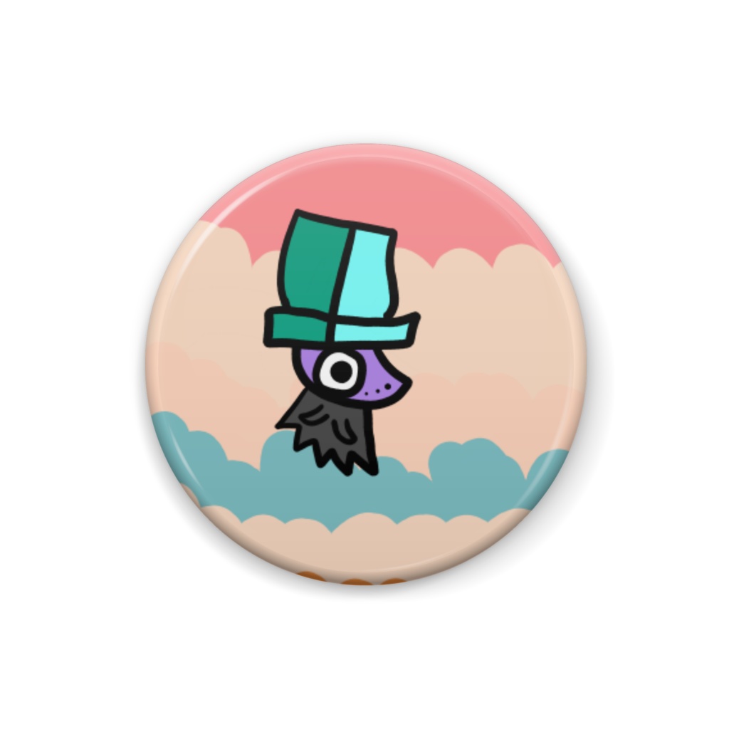 Pepe缶バッチ（お洒落PPＤ）