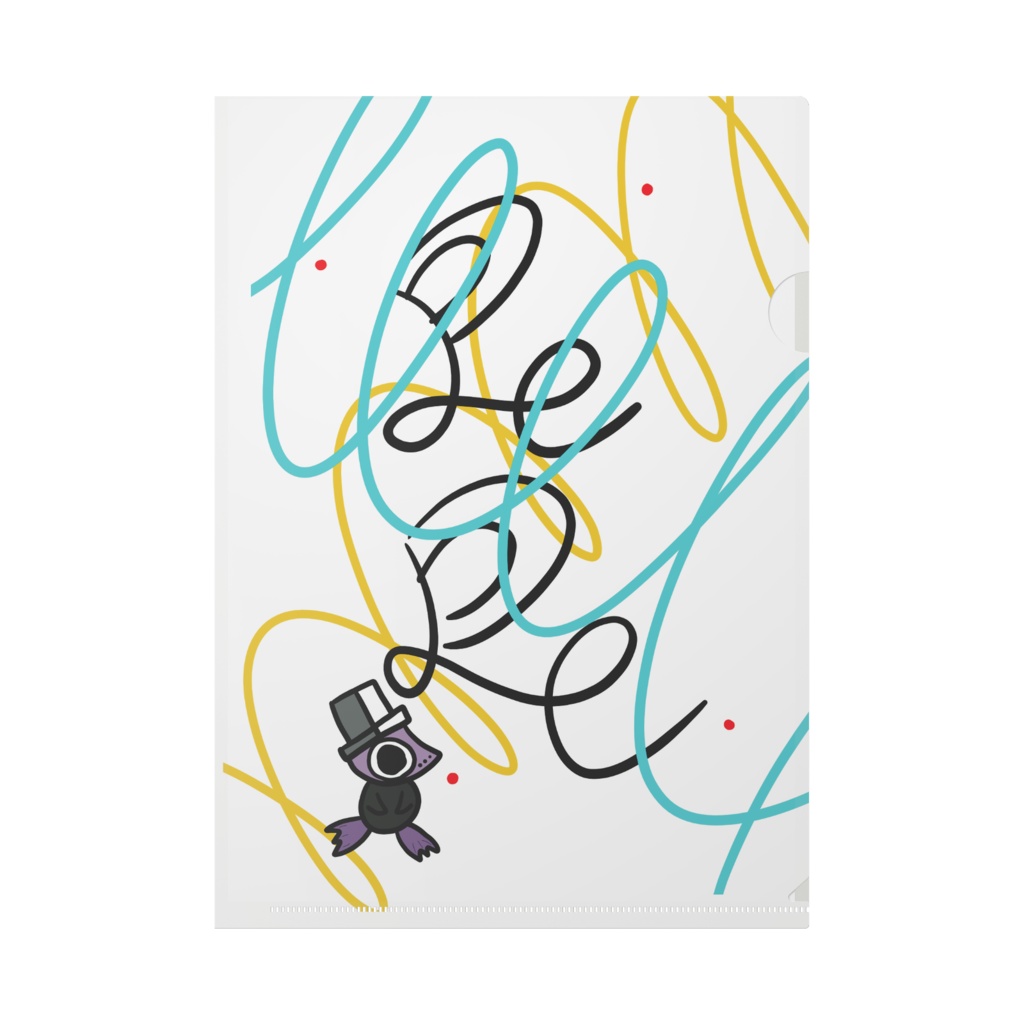 Pepeクリアファイル(お洒落風)