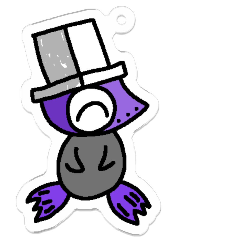 Pepeアクリルキーホルダー(汚れ加工)