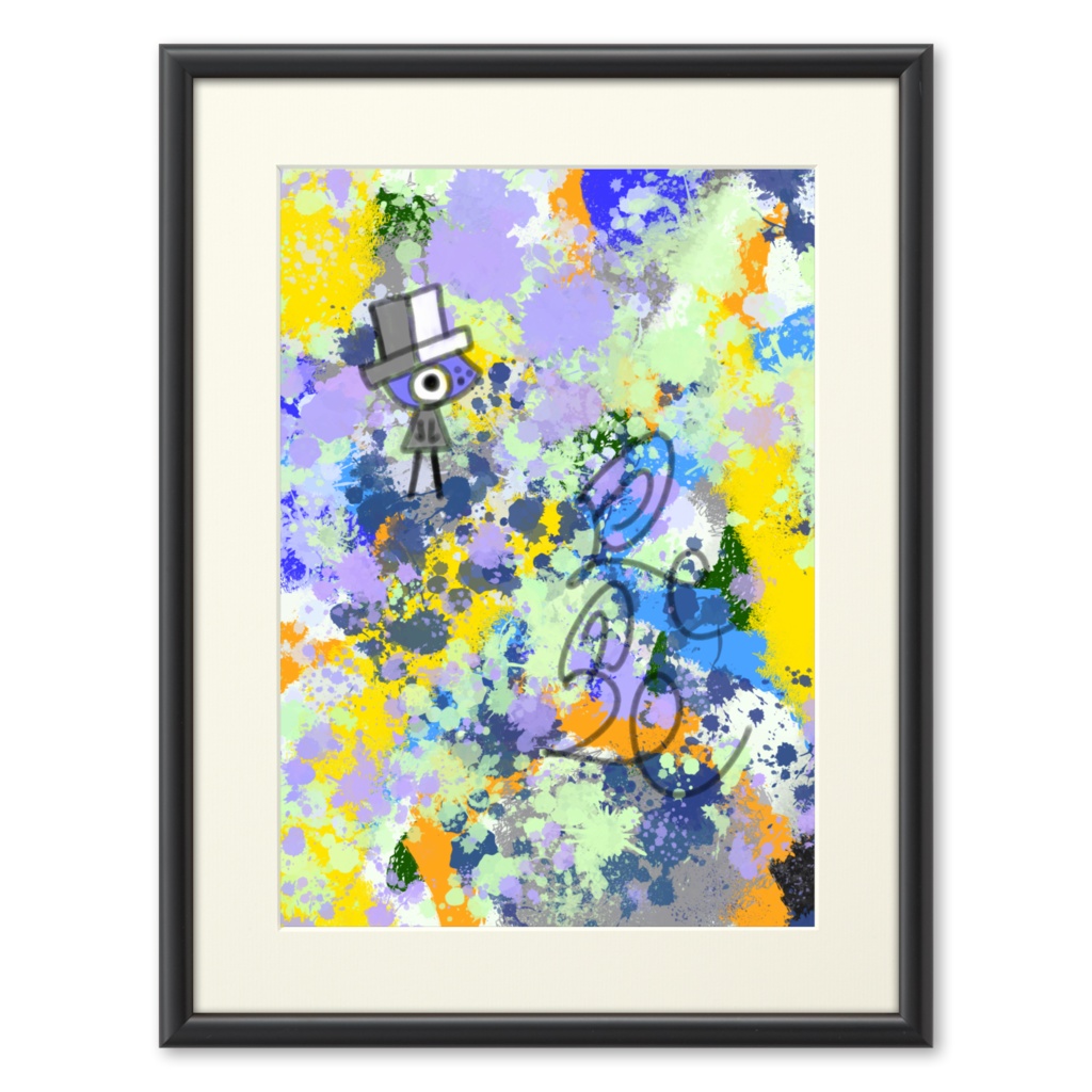 Pepeプリモアート（呆然と立ち尽くす）〈複製画〉