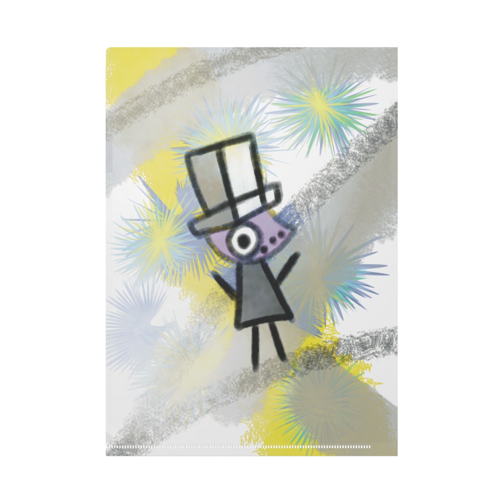 Pepeクリアファイル(闇キラキラ)