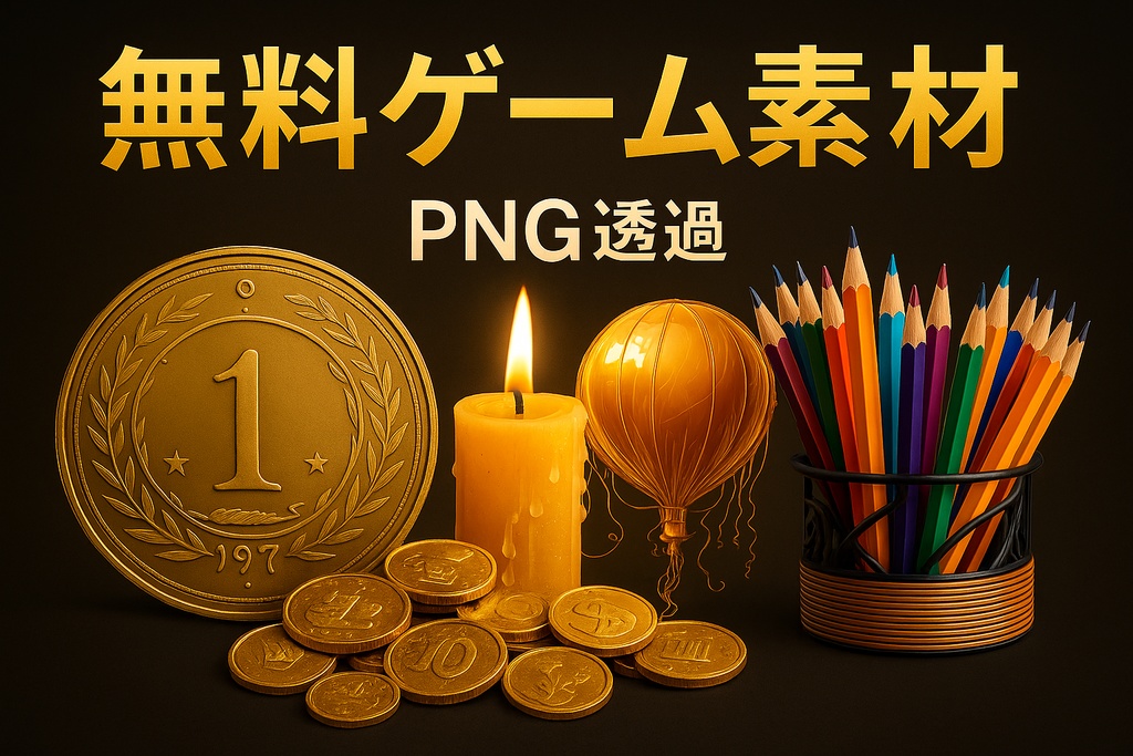 【無料配布】ファンタジーゲーム素材セット（PNG透過）