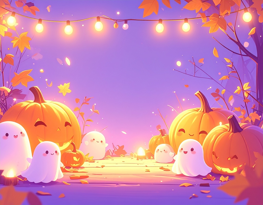 ハロウィン背景素材 10枚セット|Halloween デザイン背景・SNS・イベント素材