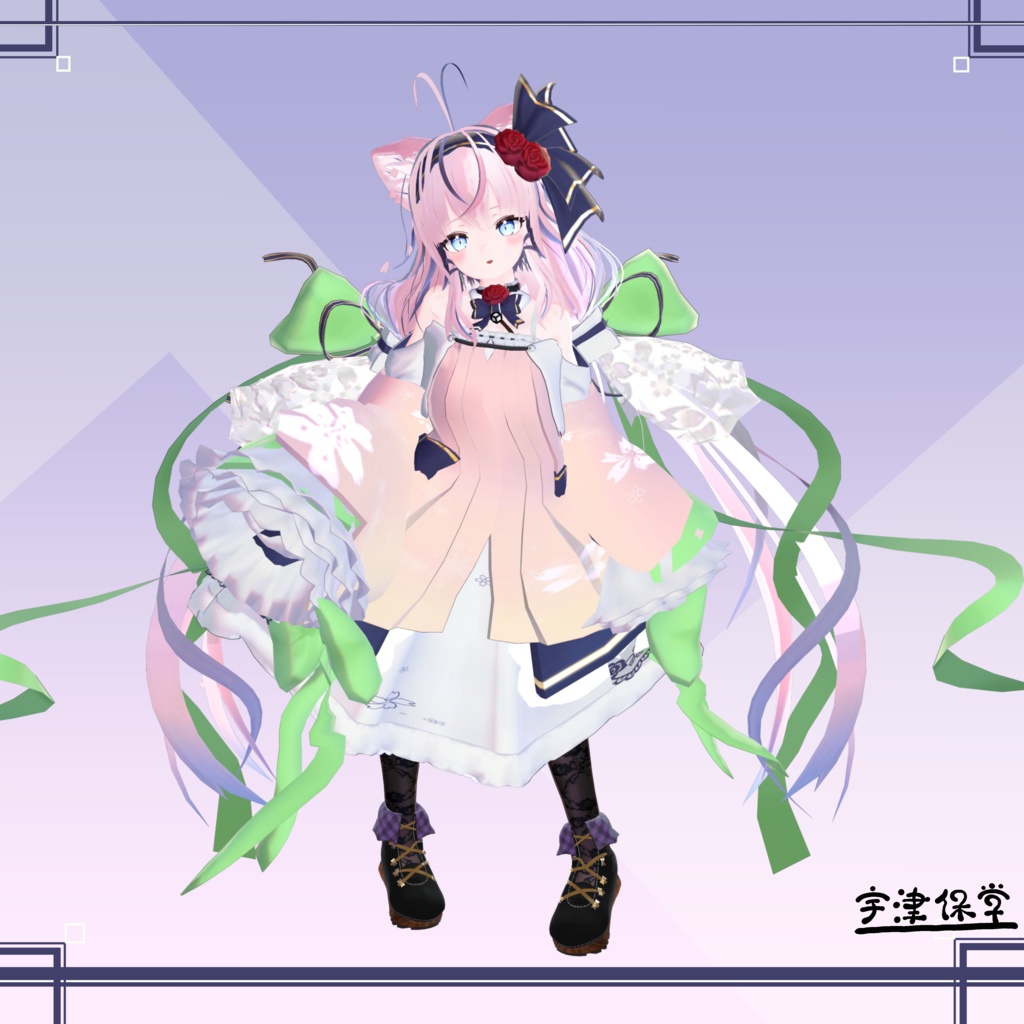 オリジナル3Dモデル はなちる HANATIRU