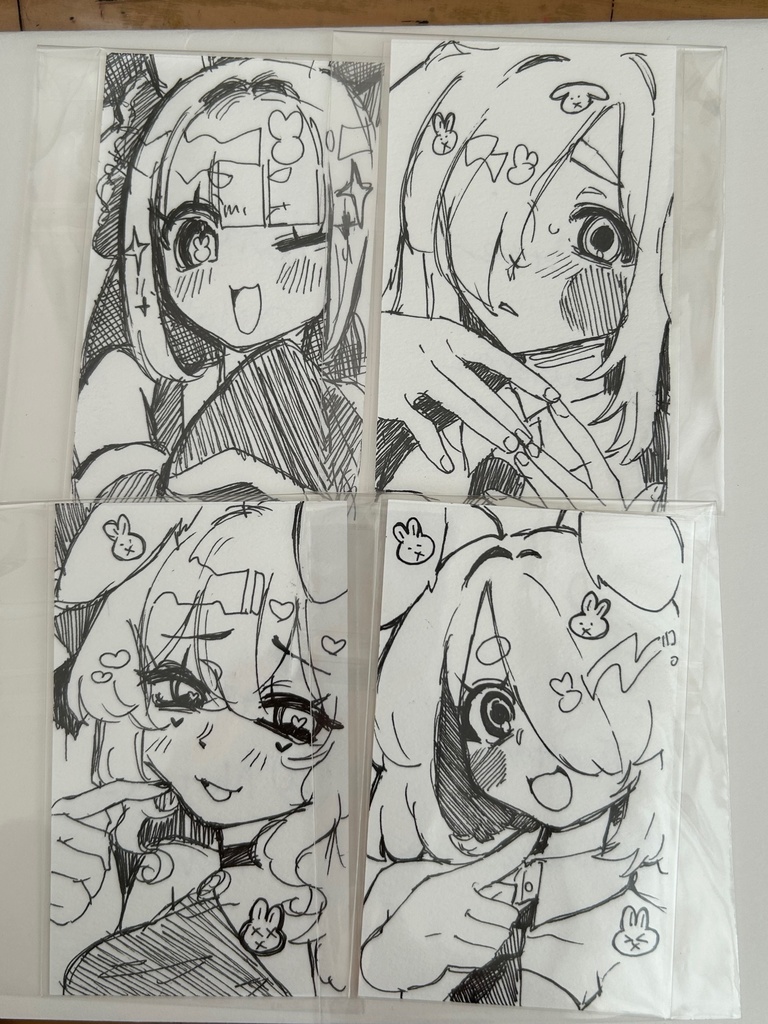 チェキサイズイラストカード