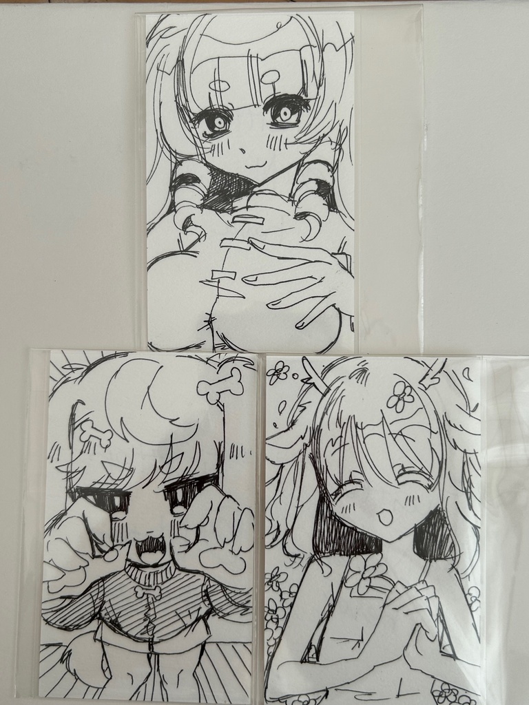 チェキサイズイラストカード