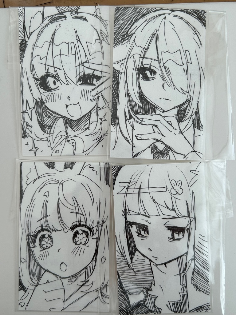 チェキサイズイラストカード