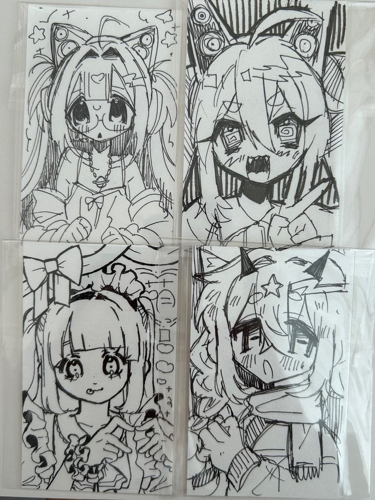 チェキサイズイラストカード