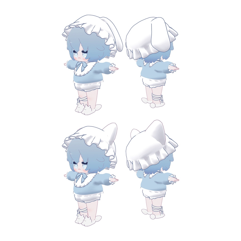 【3Dモデルウェア】001 (わたゆき/WATAYUKI)