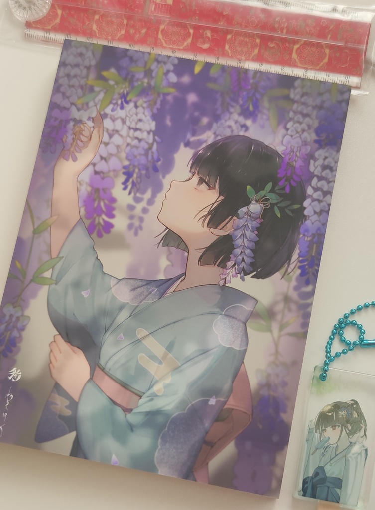 鈴川はな 藤見絵 木製パネル