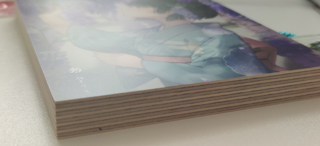 鈴川はな 藤見絵 木製パネル