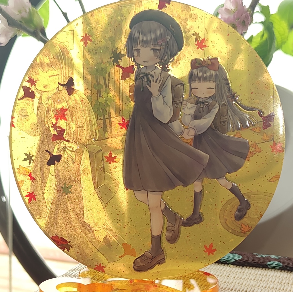 鈴川はな・神家胡蝶 コラボ 秋アクスタ