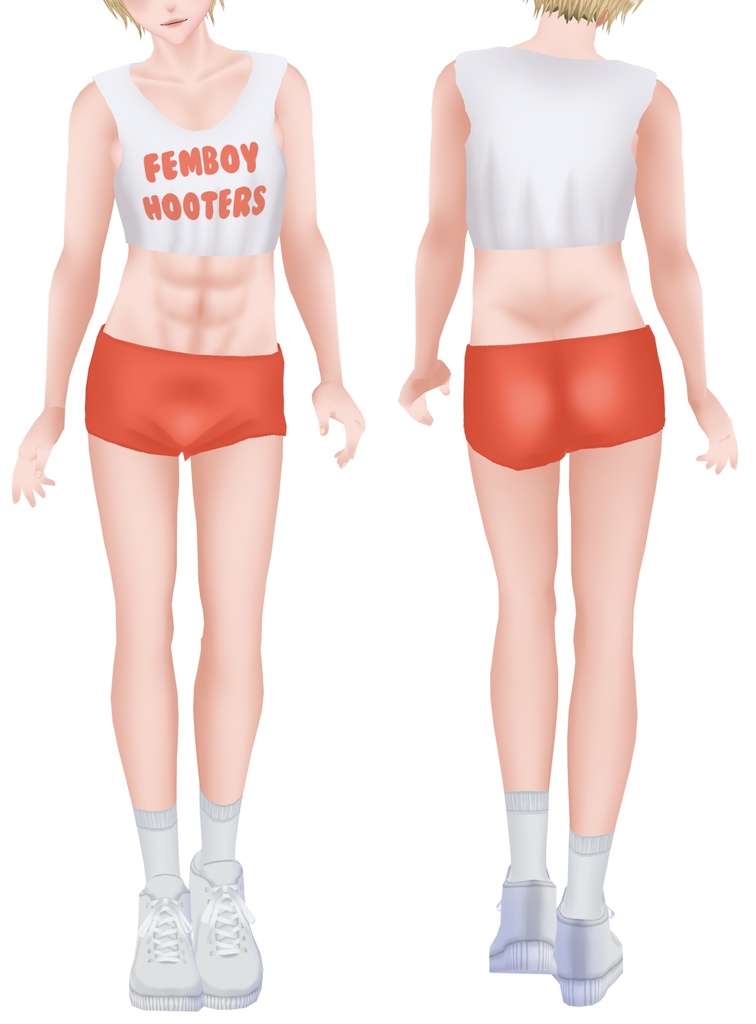 Femboy Hooters Outfit (VRoid)
