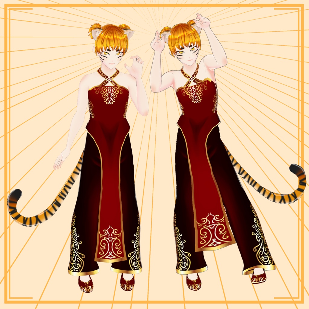 Year Of The Tiger - Full Model! + Clothes! - 寅年 - VRoid