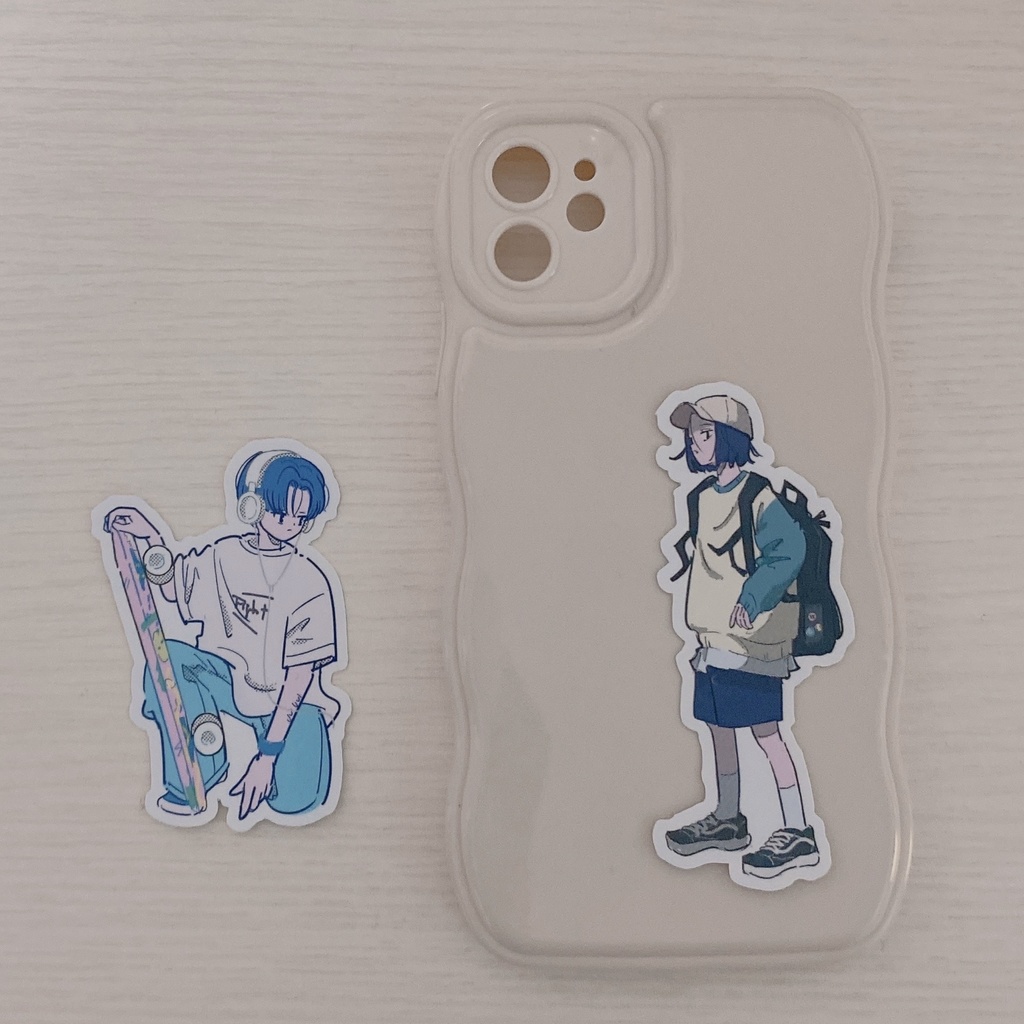 スマホステッカー🧢