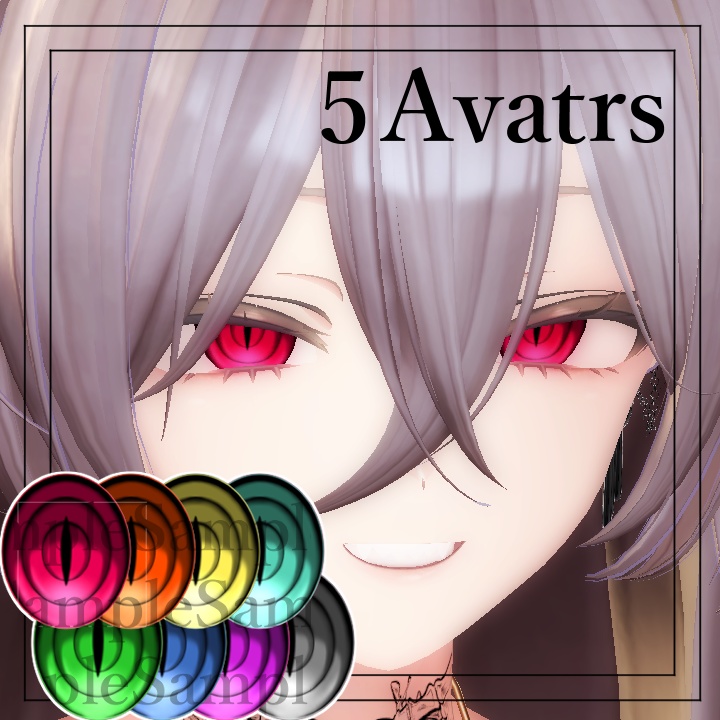 【5 Avatars】Demons' Eye【8 Color】