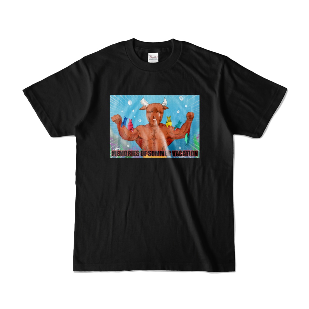 罪深いマッスルTシャツ 黒T