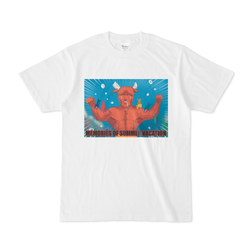 罪深いマッスルTシャツ 白T