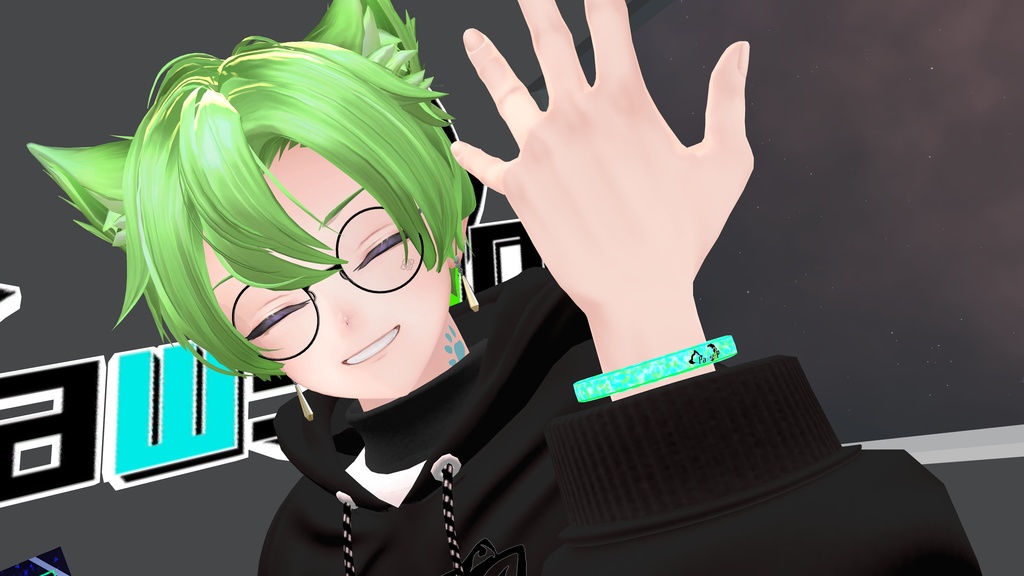 PawsUPラバーブレスレット