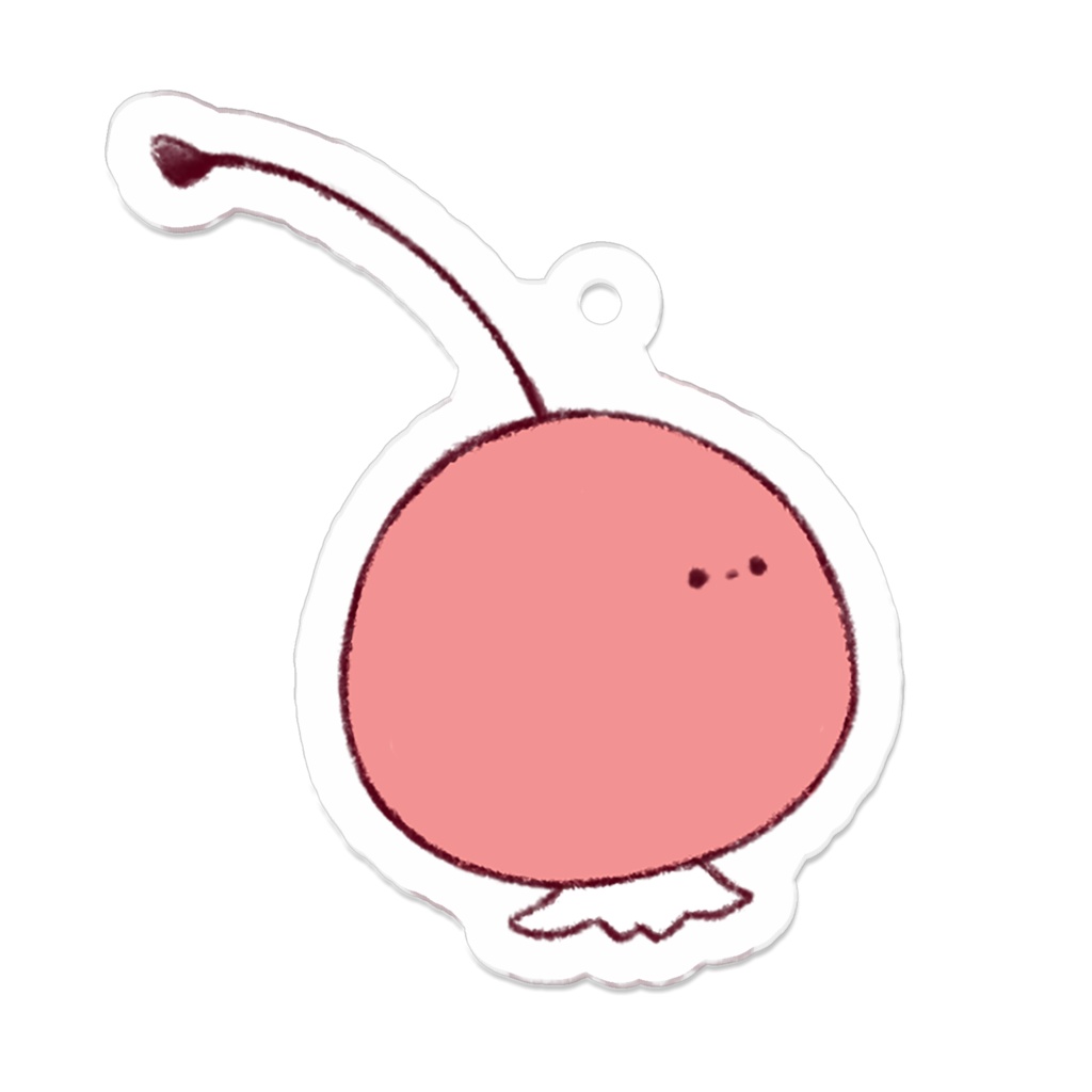 【よそみちゃん】さくらんぼのよそみちゃんアクキー