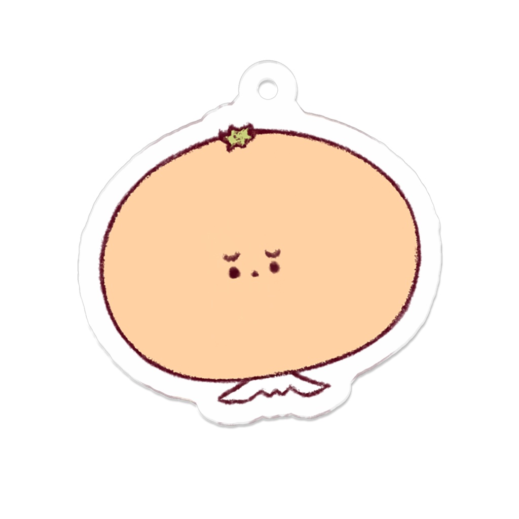 【よそみちゃん】みかんのがんみちゃんアクキー