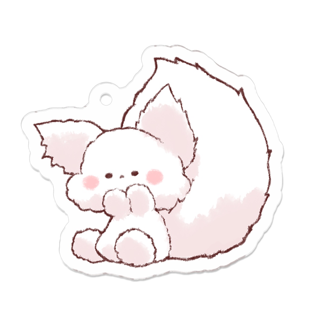 【もふっぽ】もふっぽきつねアクキー