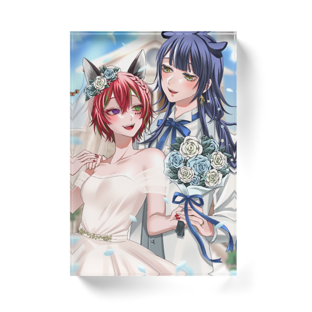 うたこぐみ ウエディングアクリルブロック