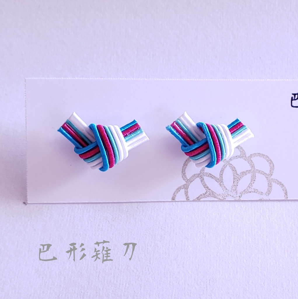 いちゆいピアス/イヤリング【巴形薙刀ver.】